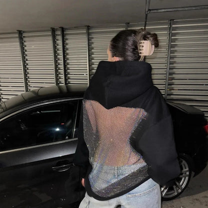 Women's Hooded Sportswear Casual Long Sleeved Shirt