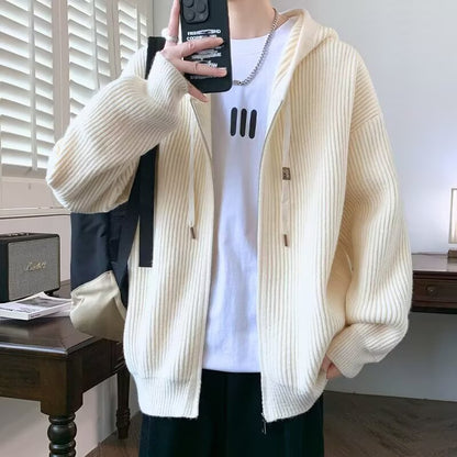 Stylish Cardigan Sweater Jacket For MenAutumnWinter Style