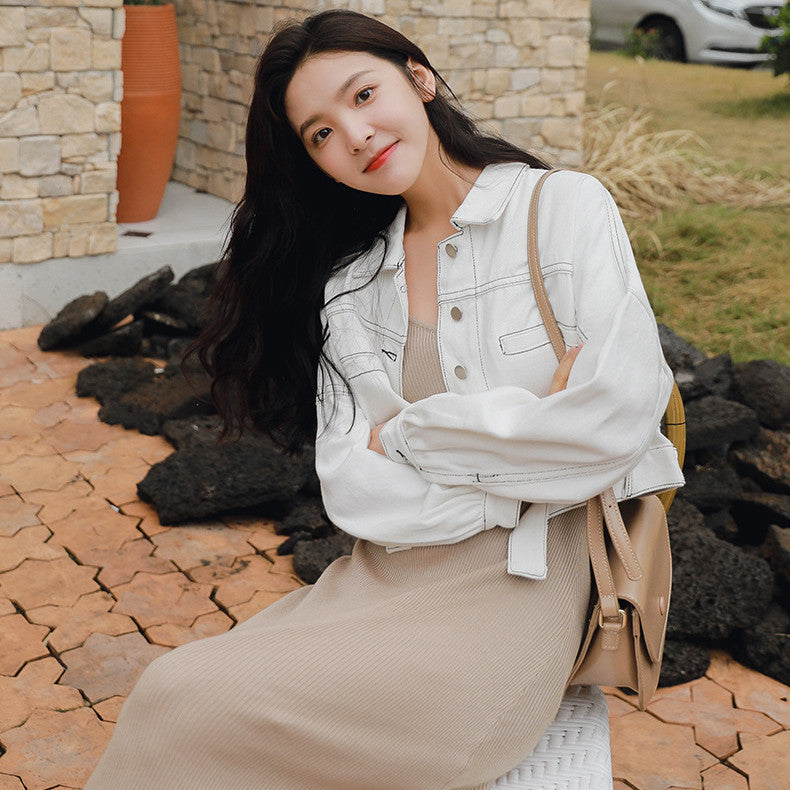 Women's Loose All-match Short Denim Jacket