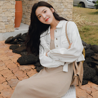 Women's Loose All-match Short Denim Jacket