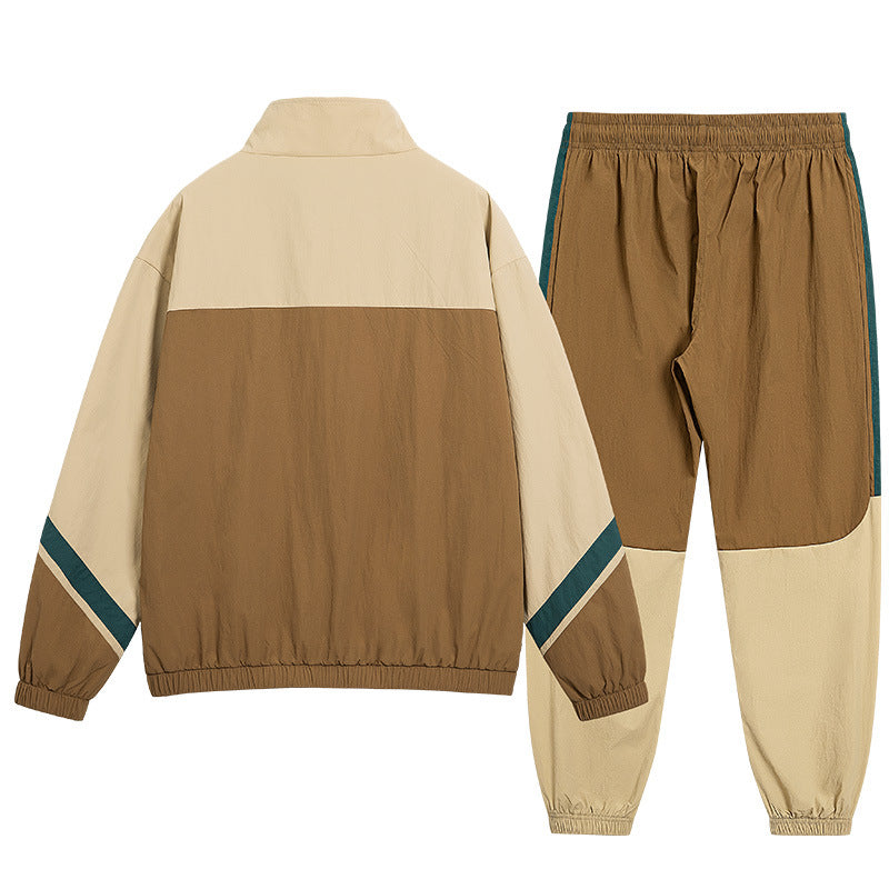 Leisure Sports Suit Men's Stand Collar Coat Sweatshirt