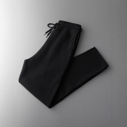 Men's Heavy Goat Seven-needle Thickened Warm Half-zip Knit Sweater