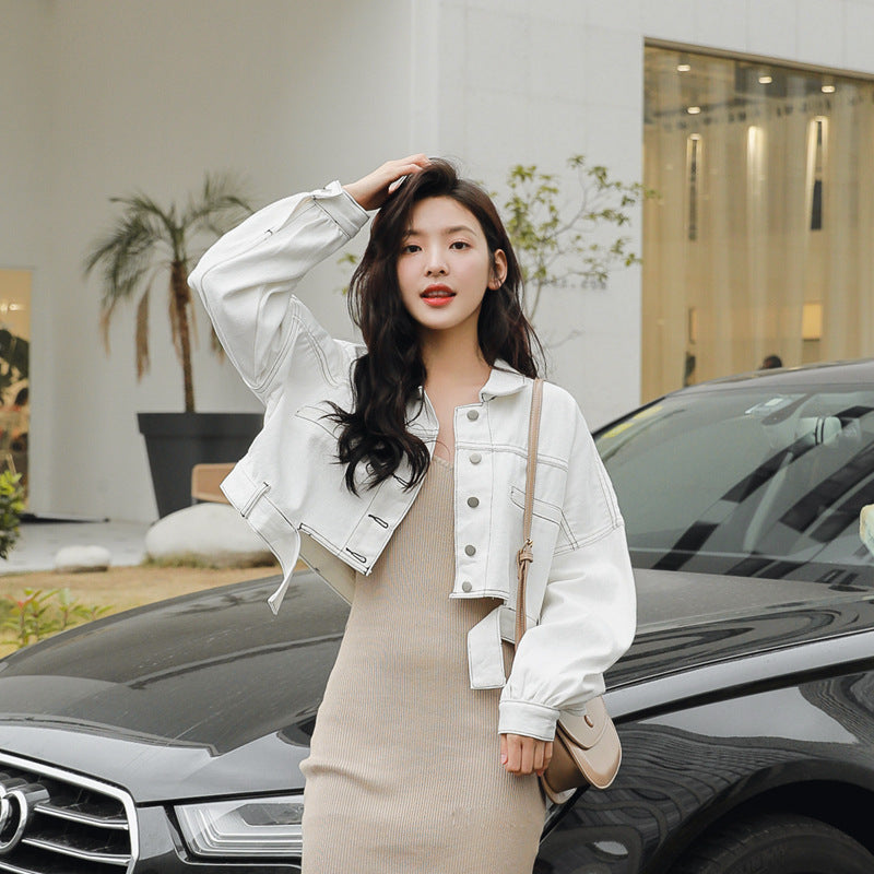 Women's Loose All-match Short Denim Jacket